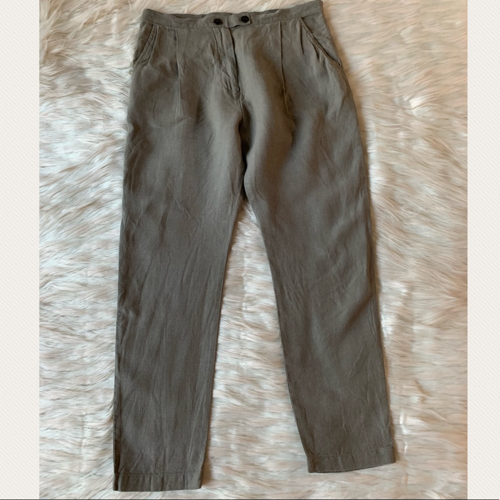 Rachel Comey Linen Pleated Pants